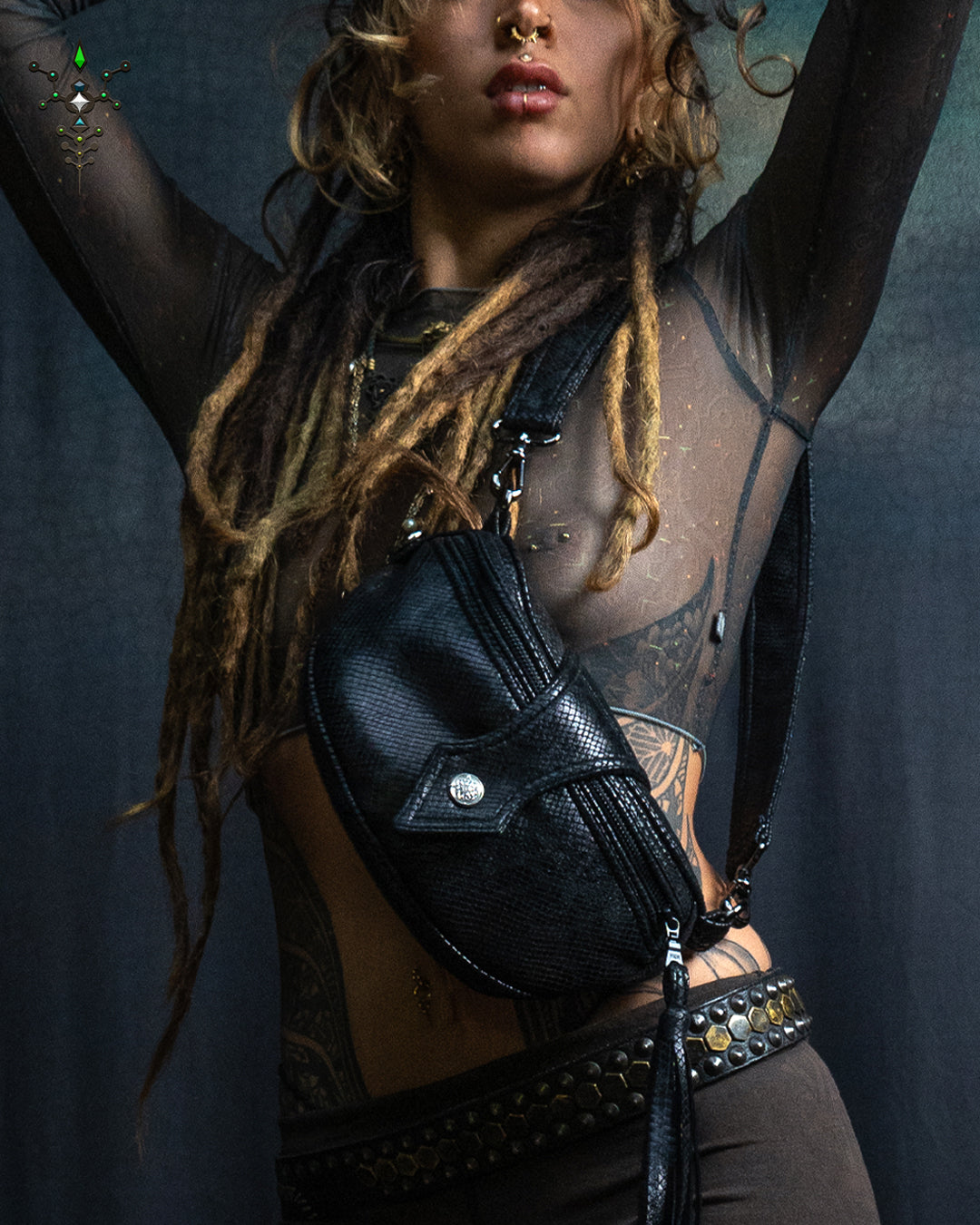 Hand Bag / Fake Leather - BLAK MAMBA